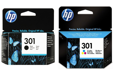 Cartouche HP Pack 301 Noir+ Couleur