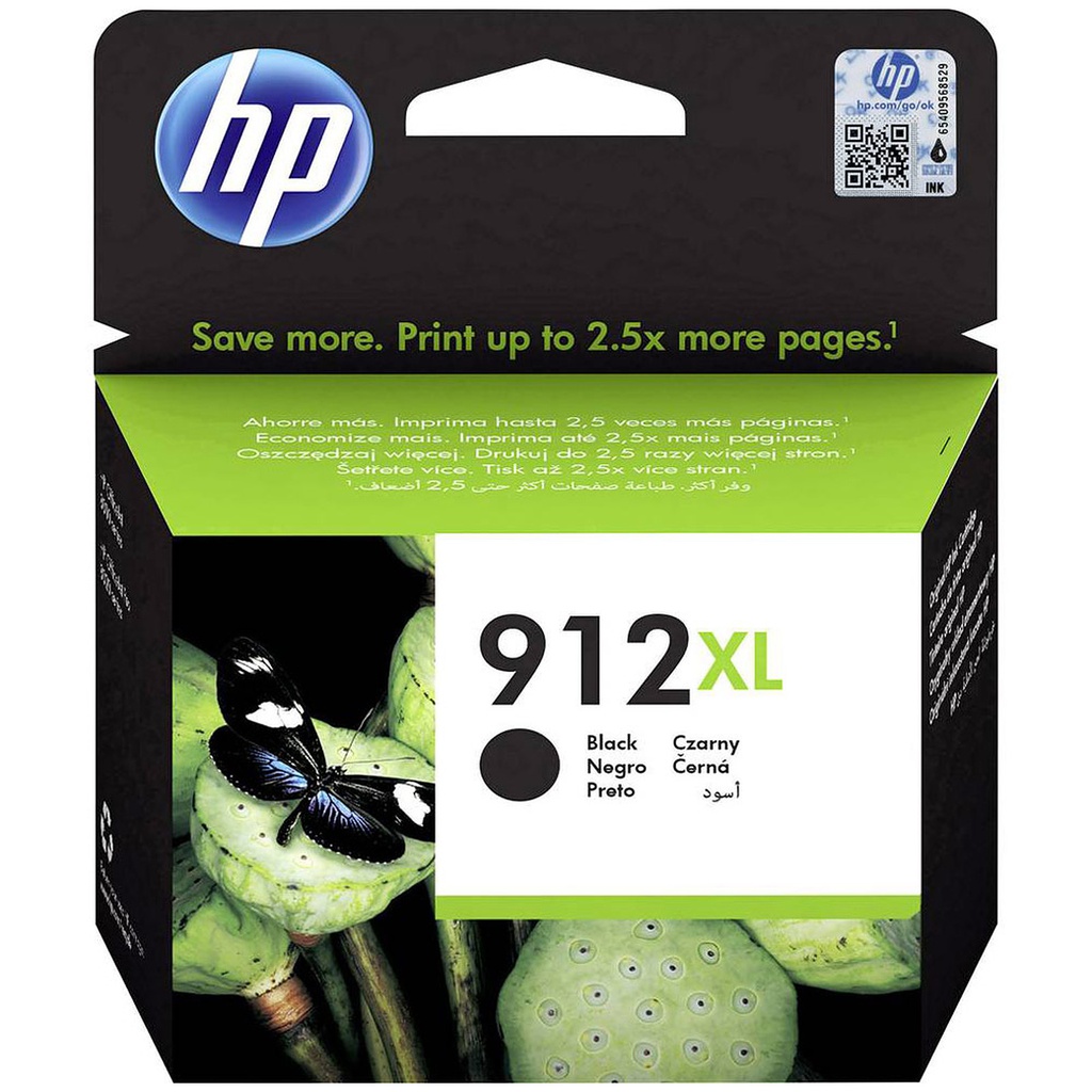 Cartouche HP 912XL Noir 825 Pages