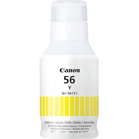 Cartouche Canon GI-56Y Jaune 135ML jusqu'à 14000 Pages