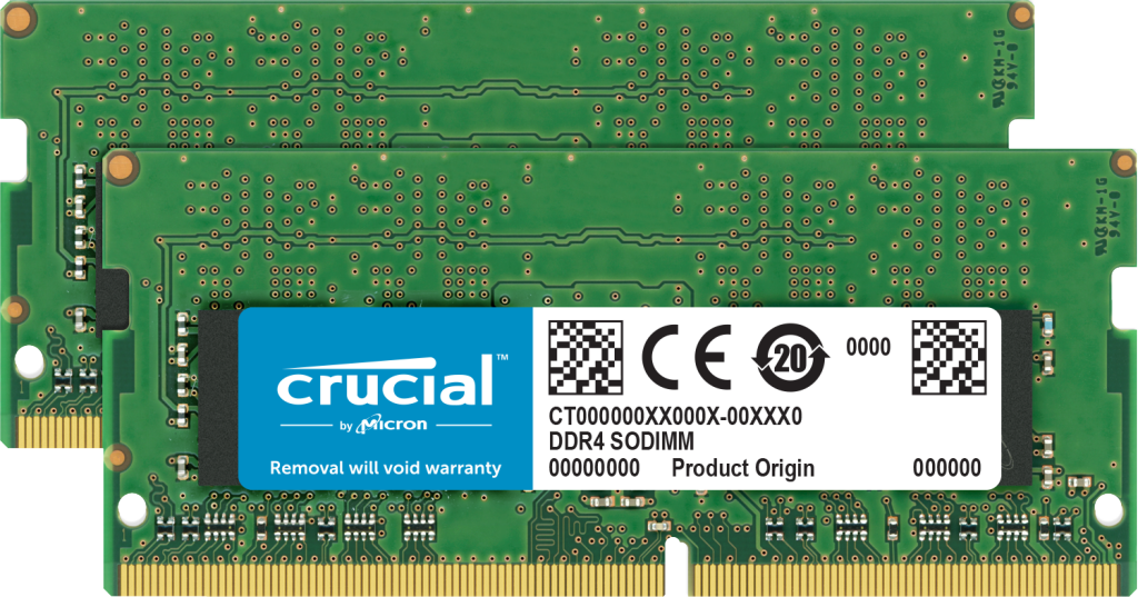 Sodimm 64Go (2 x 32Go) DDR4 3200Mhz Crucial