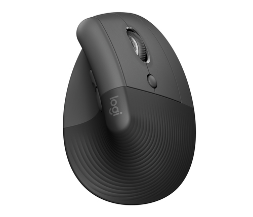 Souris Verticale sans fil Logitech Lift pour droitier couleur graphite noir