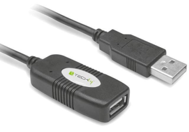 Rallonge USB 2.0 A M/F avec amplificateur 10 M