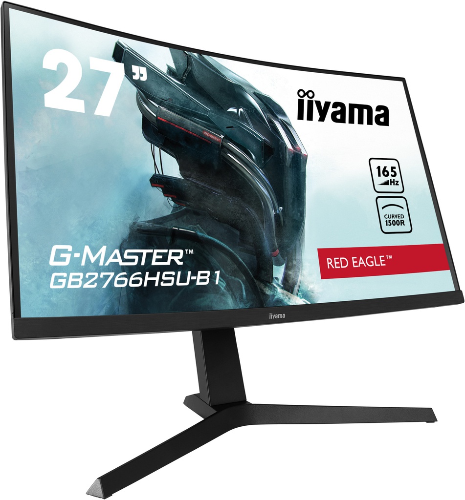 Moniteur 27&quot; Incurvé IIyama G2766HSU-B1 Dalle Full HD 165Hz 1Ms