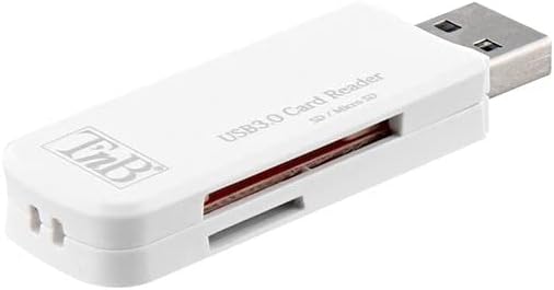 Lecteur de carte memoire externe SD/Micro SD T'nB USB 3.0 Blanc