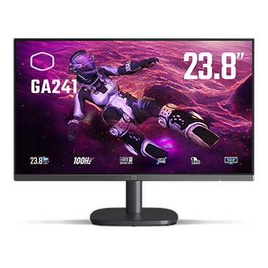 Moniteur 23,8&quot; Cooler Master GA241 Full HD VA 1Ms 100Hz