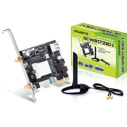 [GC-WB1733D-I] Carte réseau PCI-E Bluetooth + Wifi AC Gigabyte GC-WB1733D-I