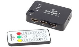 [260813] Commutateur HDMI Cablexpert 5 ports avec télécommande