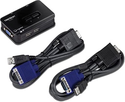 [TK-207K] Commutateur KVM Trendnet TK-207K 2UC- 1 Ecran VGA-USB (copie)