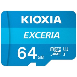 [LMEX1L064GG2] Memoire Micro SDXC 64Go Class 10/UHS-I(U1) Kioxia Exceria